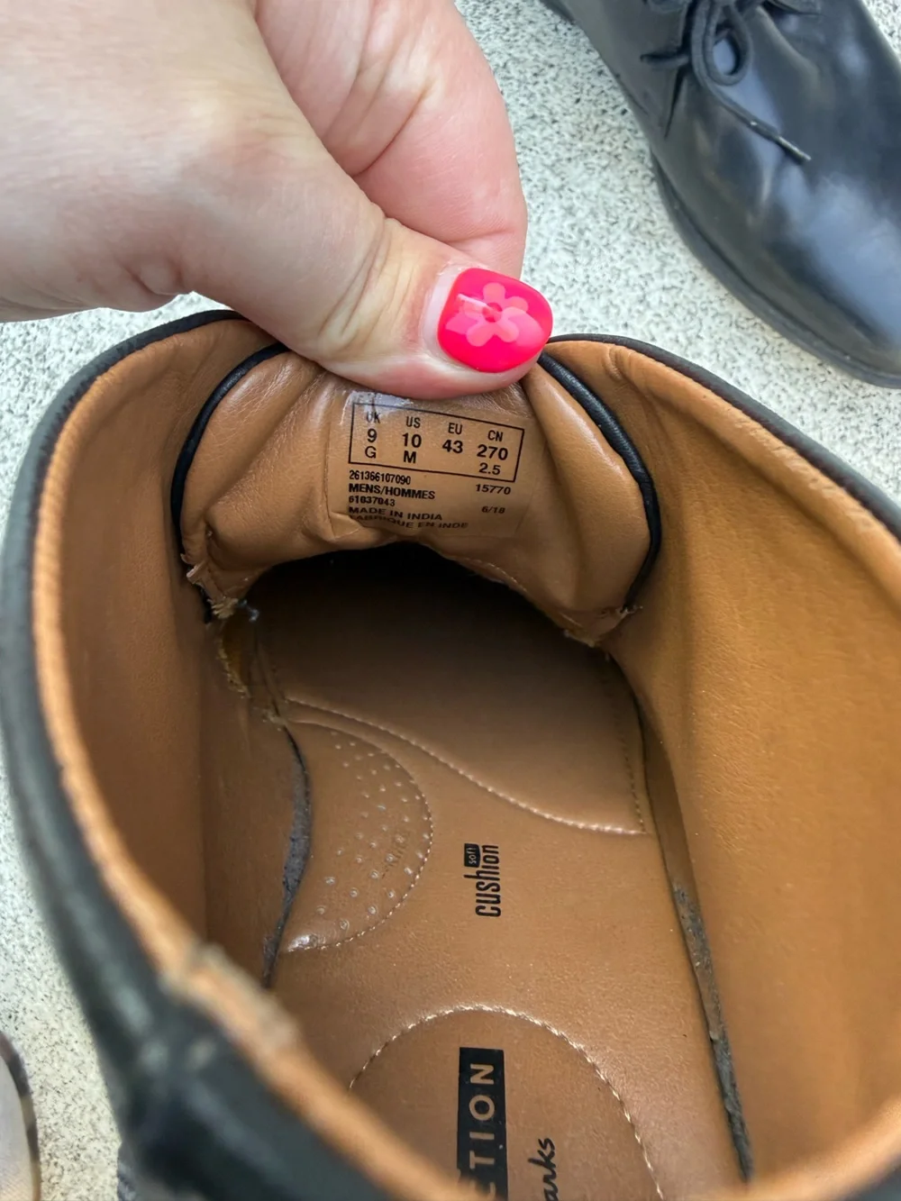 Clarks size men’s